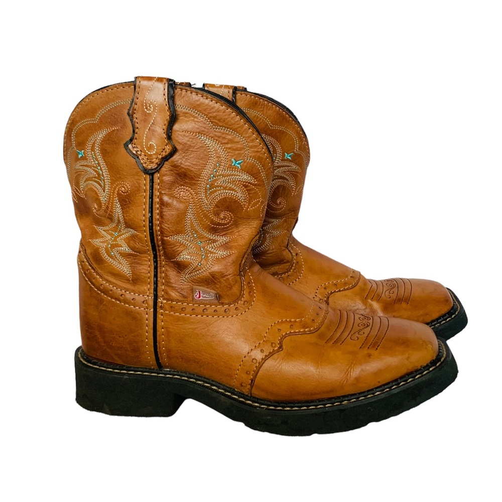 JUSTIN BOOTS⚡️Gypsy Style Cowboy Boots Size 9.5B